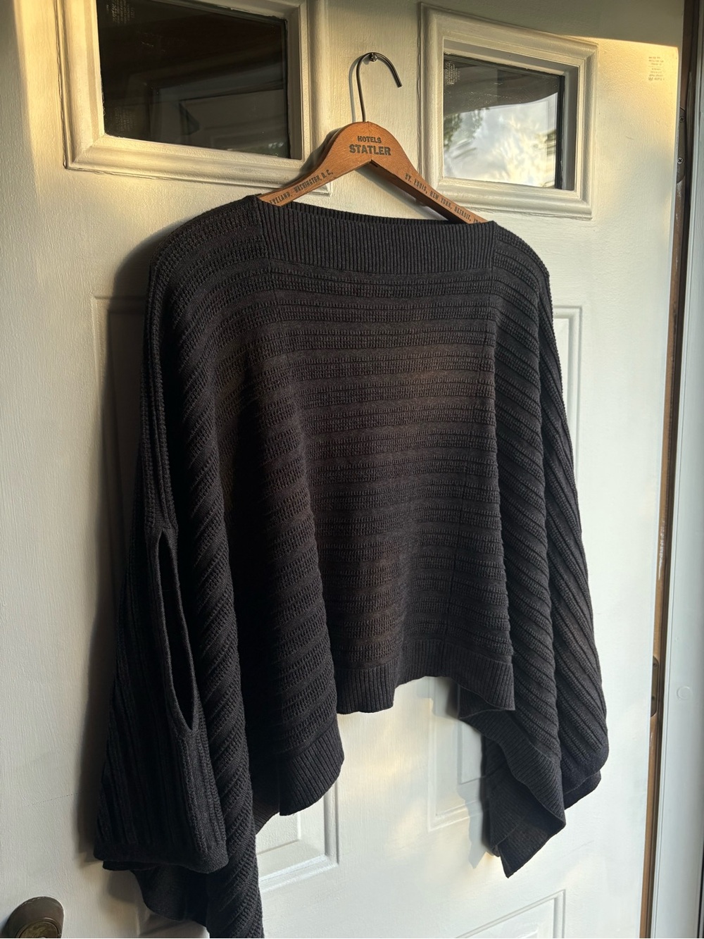 Lululemon Athletica Forward Flow Grey Knit Poncho